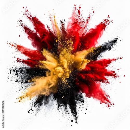 Farbexplosion Deutschland Stil