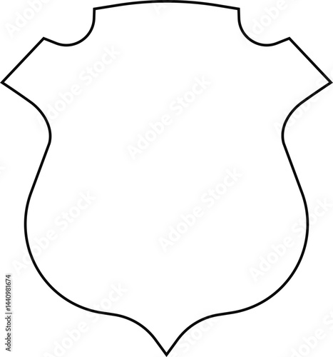 Wooden shield with traditional craftsmanship and reinforced protective contours.