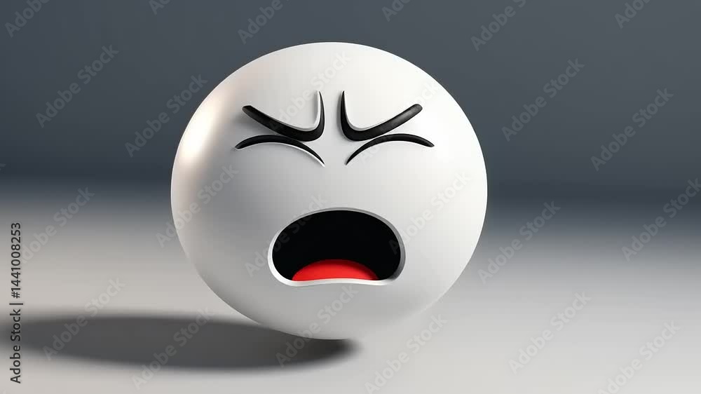 Spherical expressions depicting a range of feelings, from joy to sadness Spherical expressions depicting a range of feelings, from joy to sadness