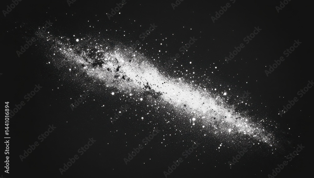 Stellar dust cloud, spiraling through the cosmos. A celestial view of a vast, milky way galaxy, dotted with distant stars and nebulae Stellar dust cloud, spiraling through the cosmos. A celestial view of a vast, milky way galaxy, dotted with distant stars and nebulae