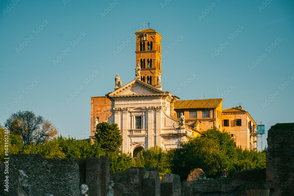 The Roman Forum, also known by its Latin name Forum Romanum, is a rectangular forum surrounded by the ruins of several important ancient government buildings at the centre of the city of Rome. Citizen