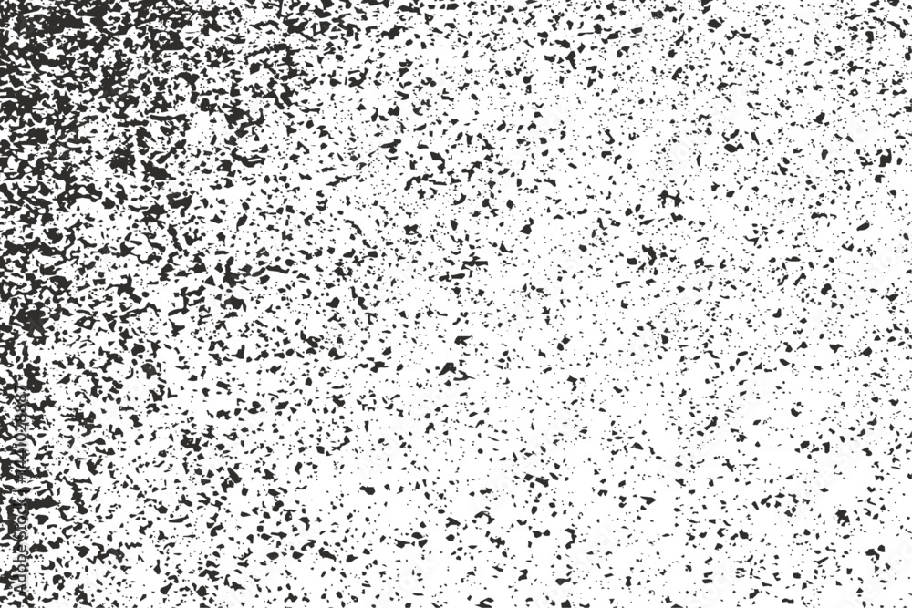 Grunge rough noisy texture background. Editable distressed dirty urban aged. Paint texture with spray effect and drop ink splashes. Texture in style of stone, concrete or paint stucco