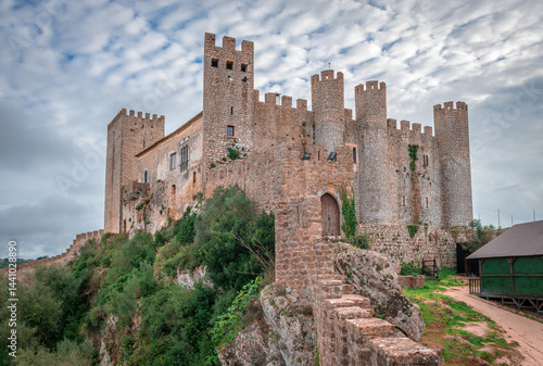Τhe medieval castle of Óbidos and the Palace of the Alcaide, one of the seven wonders of Portugal.