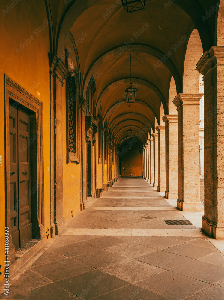 Obraz premium Sant'Ivo alla Sapienza is a Catholic church in Rome. Built in 1642–1660 by the architect Francesco Borromini, the church is widely regarded a masterpiece of Roman Baroque architecture. 