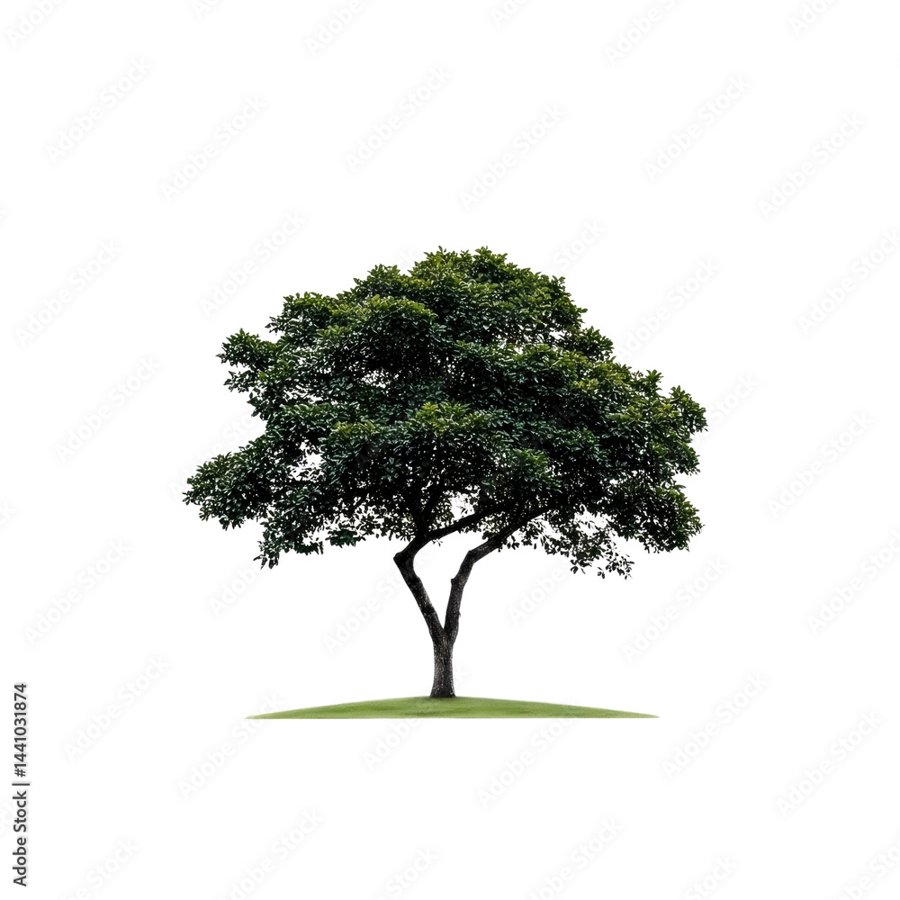 custom made wallpaper toronto digitalMajestic Single Tree on a Green Hill, Isolated on Transparent Background