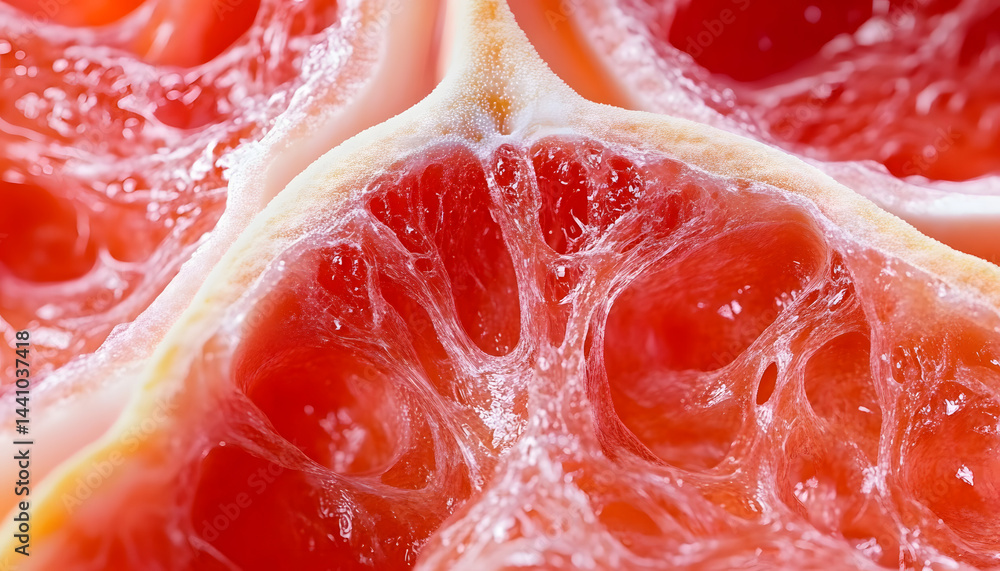 grapefruit pulp close up macro zoom grapefruit pulp close up macro zoom