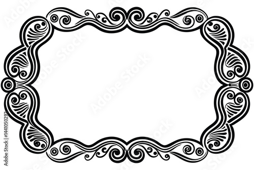 Ornate Rectangular Frame (1)