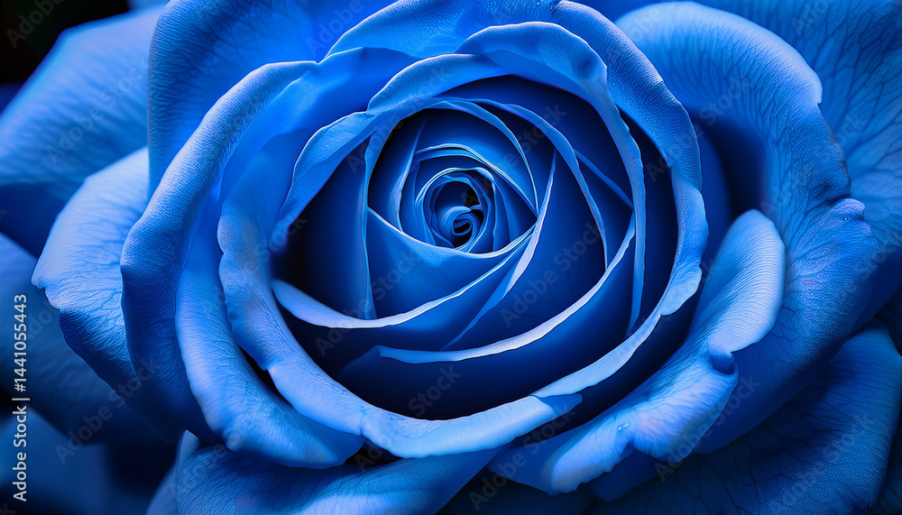 mystical blue bloom an intimate macro shot of a perfect blue rose in full bloom its velvety petals meticulously detailed and delicately textured mystical blue bloom an intimate macro shot of a perfect blue rose in full bloom its velvety petals meticulously detailed and delicately textured
