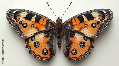 Wallpaper Mural Close-up view of a patterned butterfly's wings. Torontodigital.ca