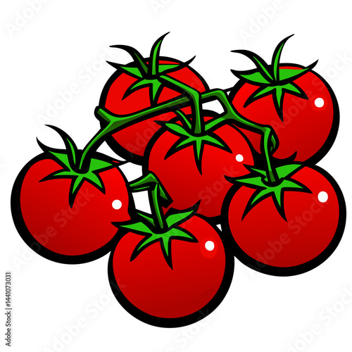 tomatoes on a branch