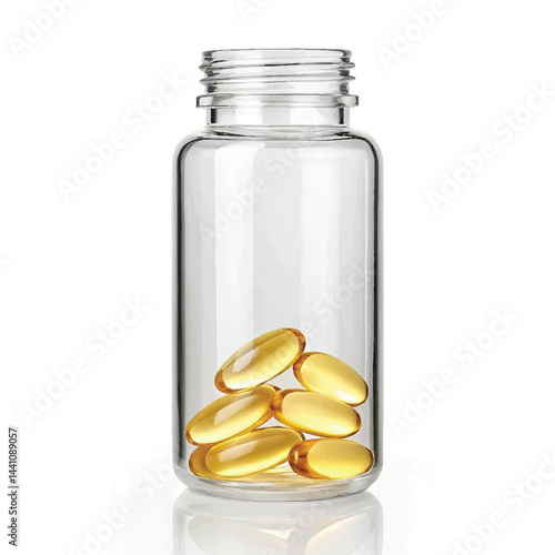 suppliments,3d suppliments bottle,realistic suppliments, transparent suppliment bootlles, tablets, multiple bottles,medicine,without label,glass jar multi color,capsules, omega 3 capsules, vitamins,  