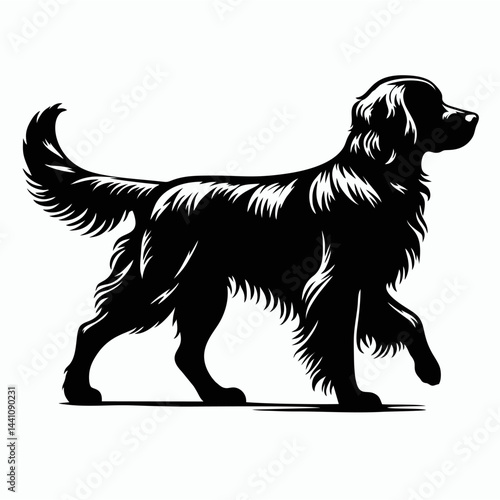 A vector dog.