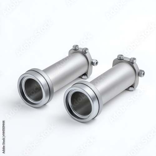 Metallic Pipes with Flanged Connections for Industrial Applications