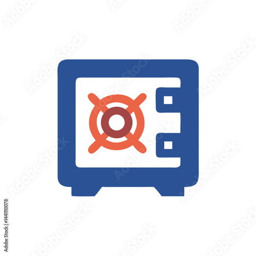 Safe icon representing security and protection   