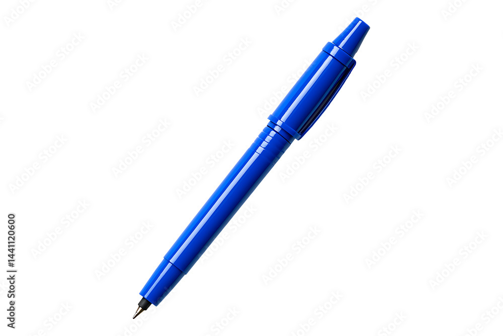 Blue felt marker isolated on transparent background
Blue felt marker isolated on transparent background