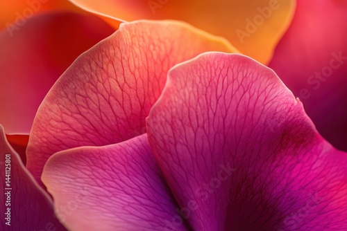 Close-up view of vibrant flower petals.
