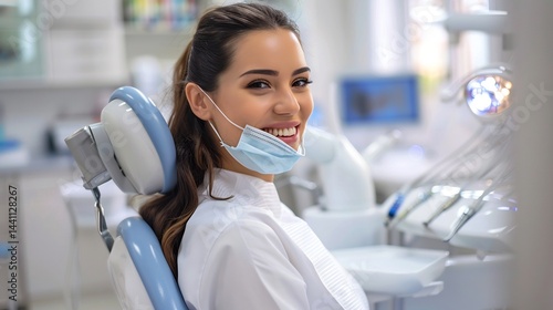 Dental specialist explaining the process of full mouth rehabilitation