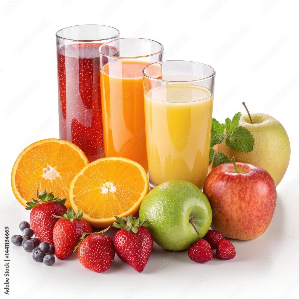 fruits and juice fruits and juice