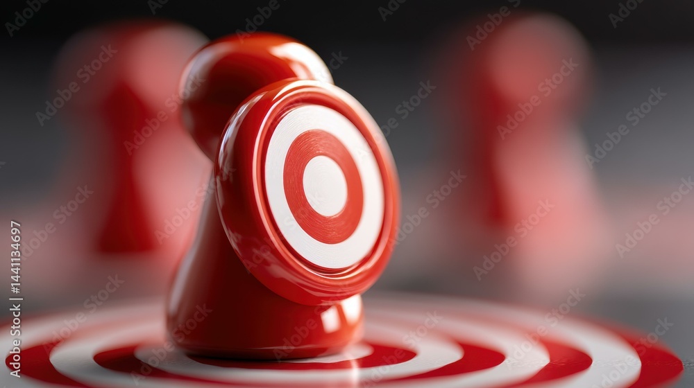 Sharp focus on chess pieces highlights precision in strategy, showcasing the art of marketing and decisionmaking on the board.