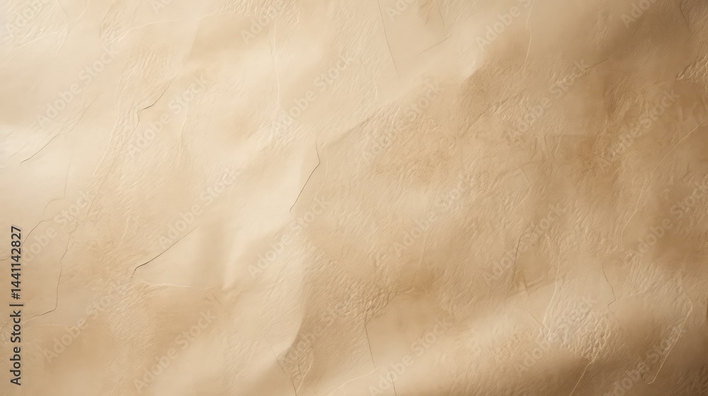 Naklejka premium A tan wall with a paper texture