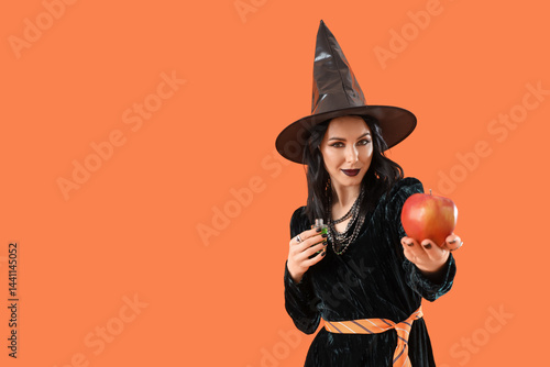 Young happy woman dressed a...