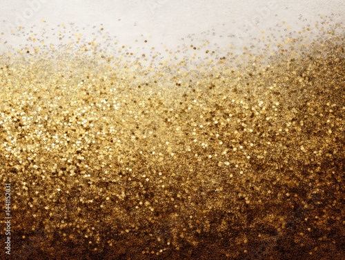 Wallpaper Mural Gold Glitter Gradient on White Background Torontodigital.ca