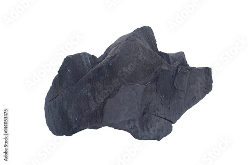 wood Charcoal isolated on transparent background