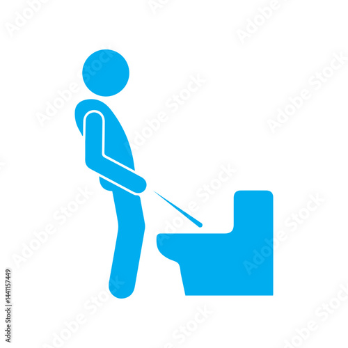 urinal colored icon