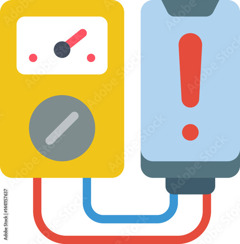 tester illustration on a white background     