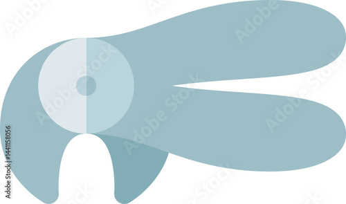 tooth pliers illustration on a white background     