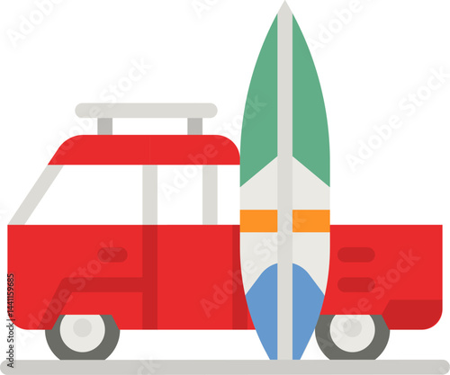 truck illustration on a white background     