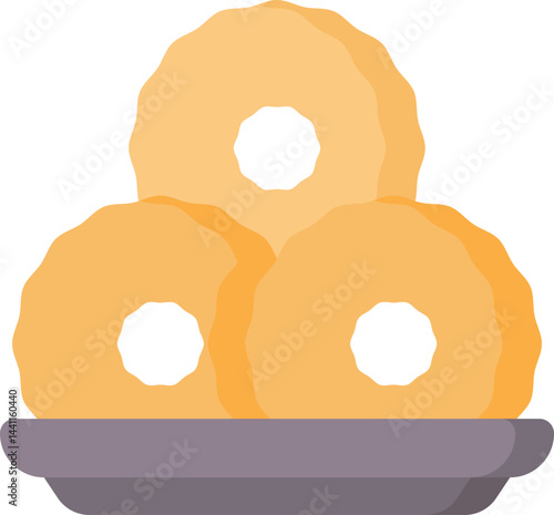 vada illustration on a white background     