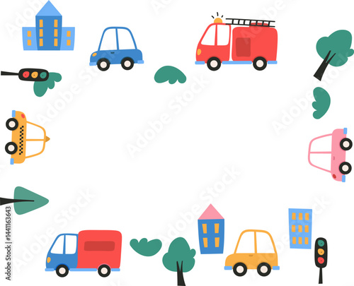 Simple City Vehicles Frame
