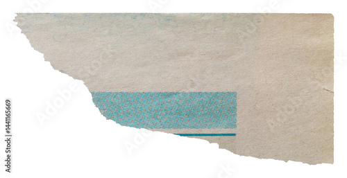 Wallpaper Mural Scrap of an old newspaper isolated element for creating a collage Torontodigital.ca