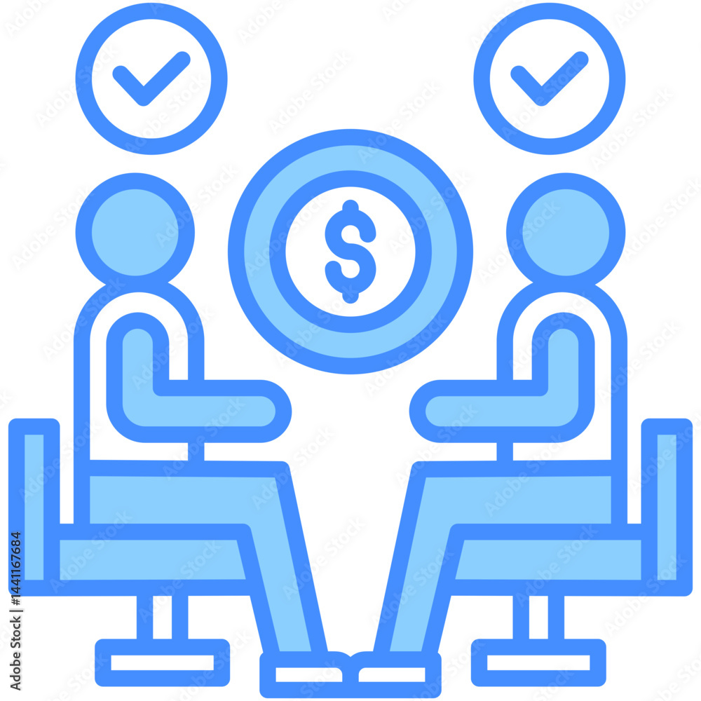 Fototapeta premium Bargaining Icon