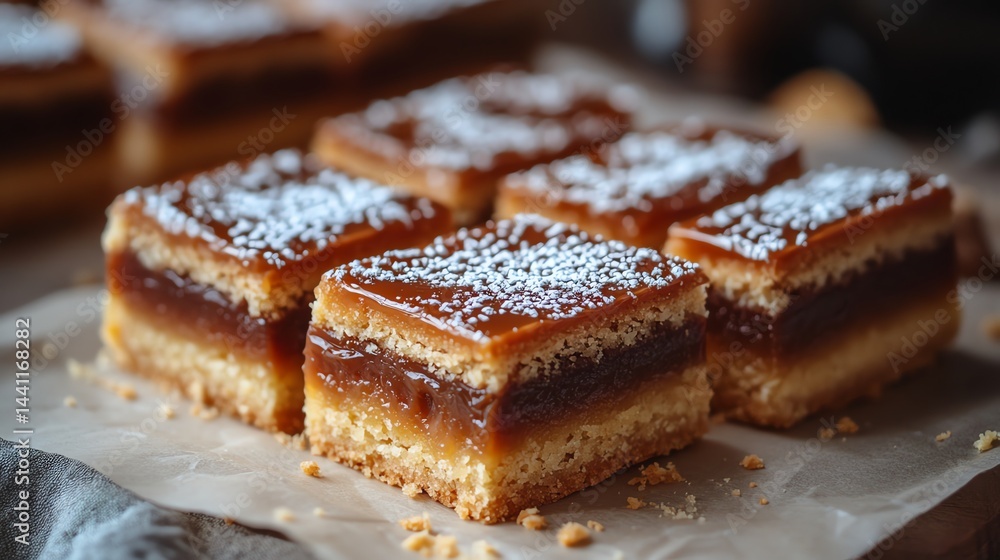 Delicious caramel shortbread bars dessert Delicious caramel shortbread bars dessert