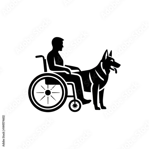 Service Animal Assistance: Wheelchair-Using Dog Owner with Disability Access in Inclusive Community