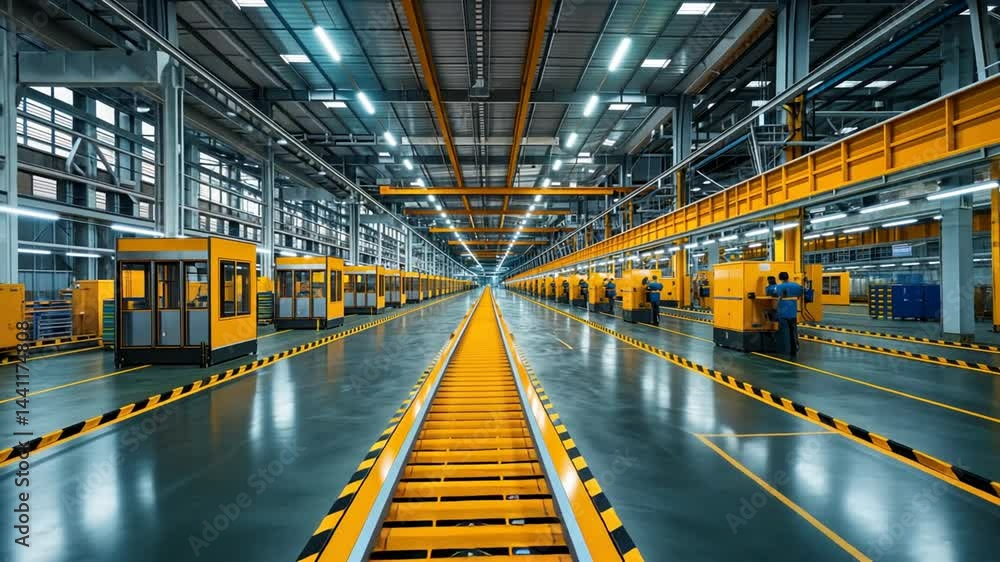 Inside a Modern Factory, A Glimpse into Automated Manufacturing Processes Inside a Modern Factory, A Glimpse into Automated Manufacturing Processes