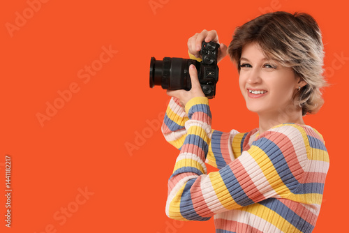 Beautiful young happy femal...