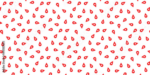 drop blood scatter seamless pattern for wallpaper, background and other. repeat background red cross day theme