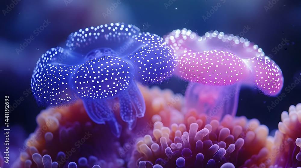 Underwater Jellyfish Illustration Underwater Jellyfish Illustration