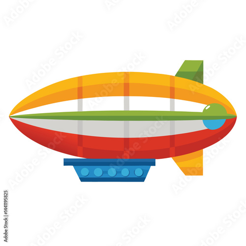 Airship icon isolated on white background