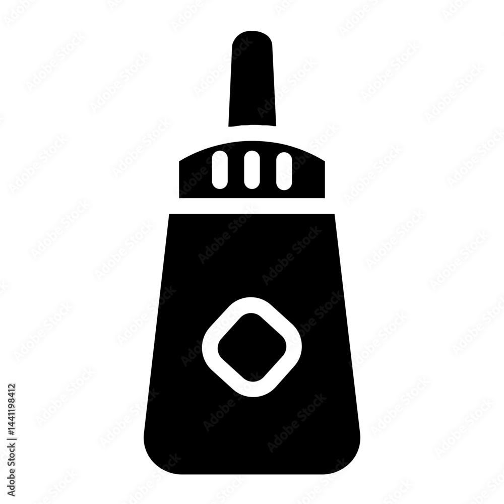 Obraz premium Business Meal Bottle Glyph Icon