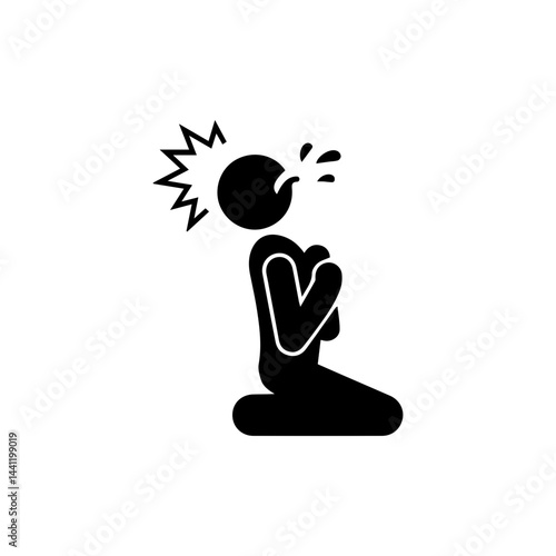 distress glyph icon