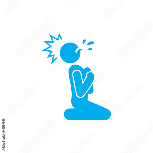 distress colored icon