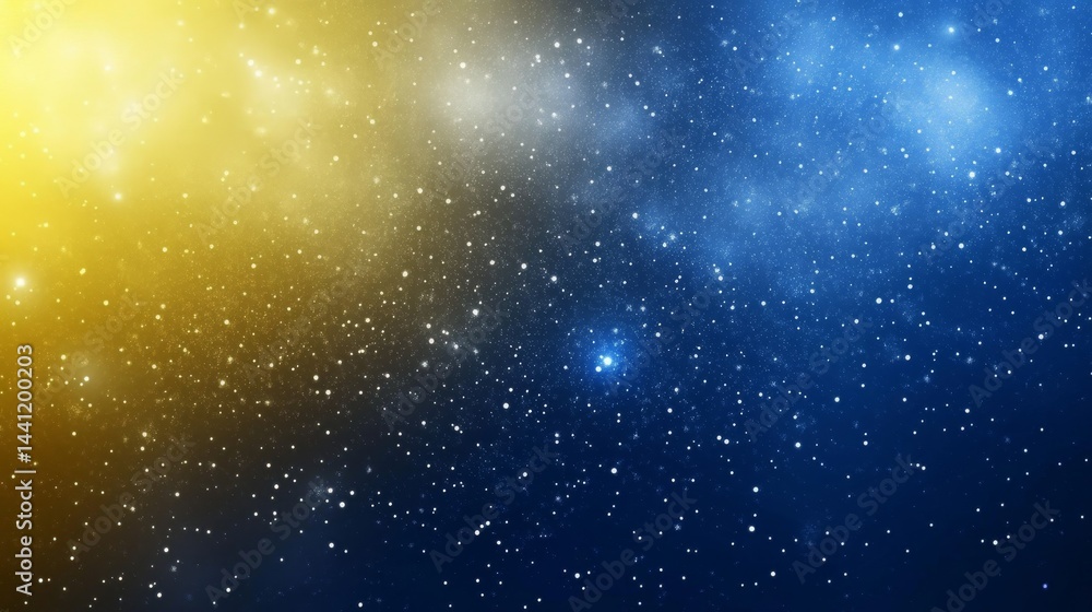 Fototapeta premium Stunning Colorful Space Galaxy Background