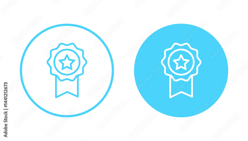 Badge icon vector. Awards icon vector. Achieve sign and symbols. Stamp Badge icon vector. Awards icon vector. Achieve sign and symbols. Stamp
