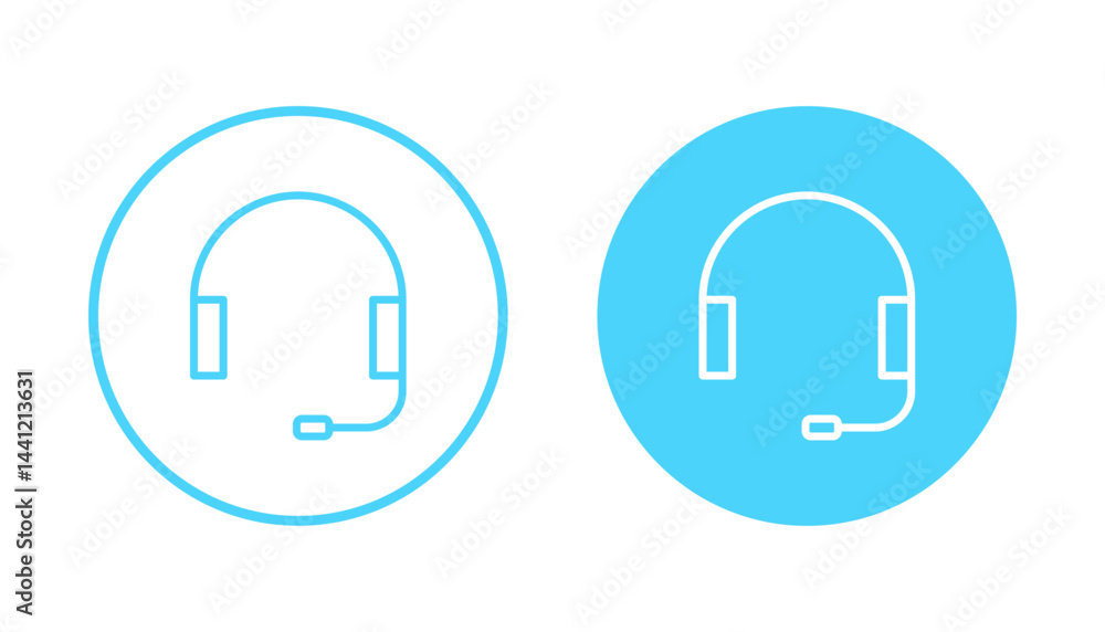 Headphone icon vector. Headvector sign and symbol Headphone icon vector. Headvector sign and symbol