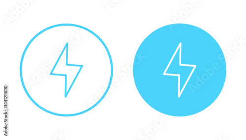 Lightning icon vector. electric sign and symbol. power icon. energy sign