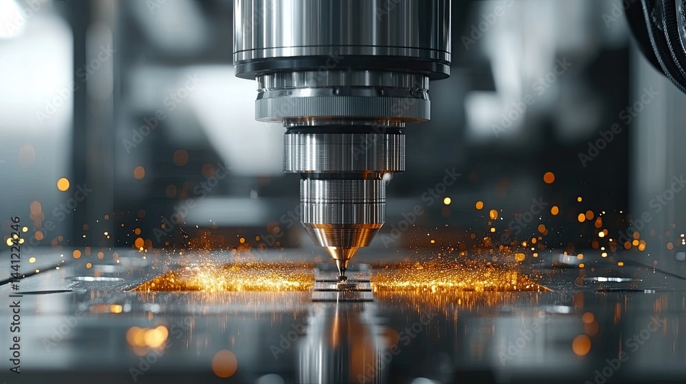 Automatic Robot Drill Machine Tool at Mobile Industrial Manufacturing Factory Automatic Robot Drill Machine Tool at Mobile Industrial Manufacturing Factory
